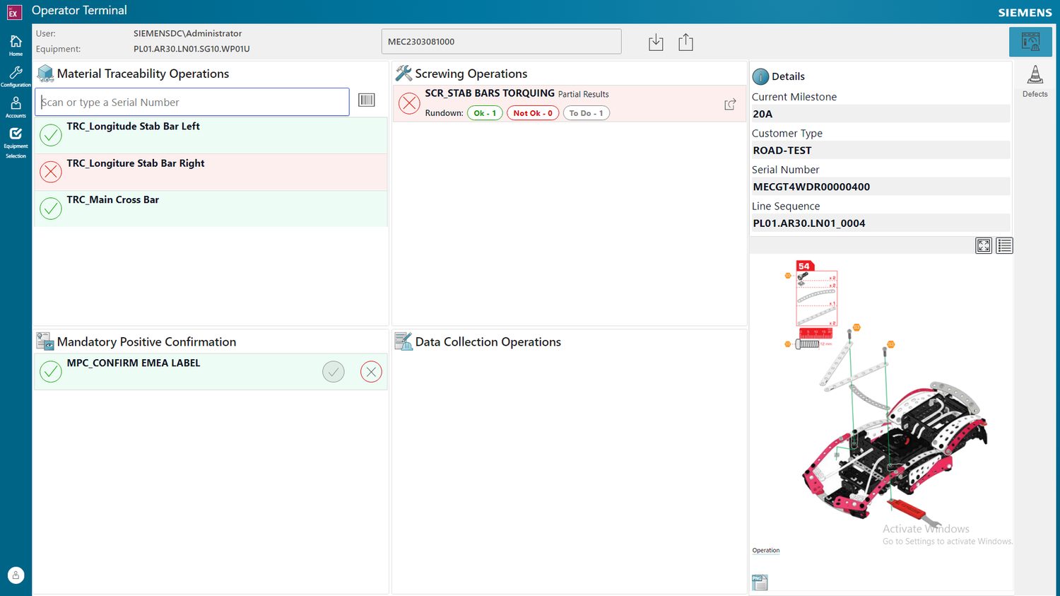Opcenter Discrete — Electronic Work Instructions com modelo 3D